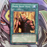 LOB-097 Raise Body Heat Common 1st Edition NM Yugioh Card