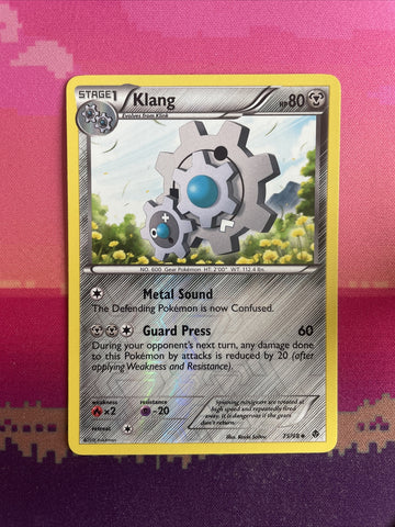 Pokemon Card Klang Emerging Powers Reverse Holo Uncommon 75/98 Near Mint