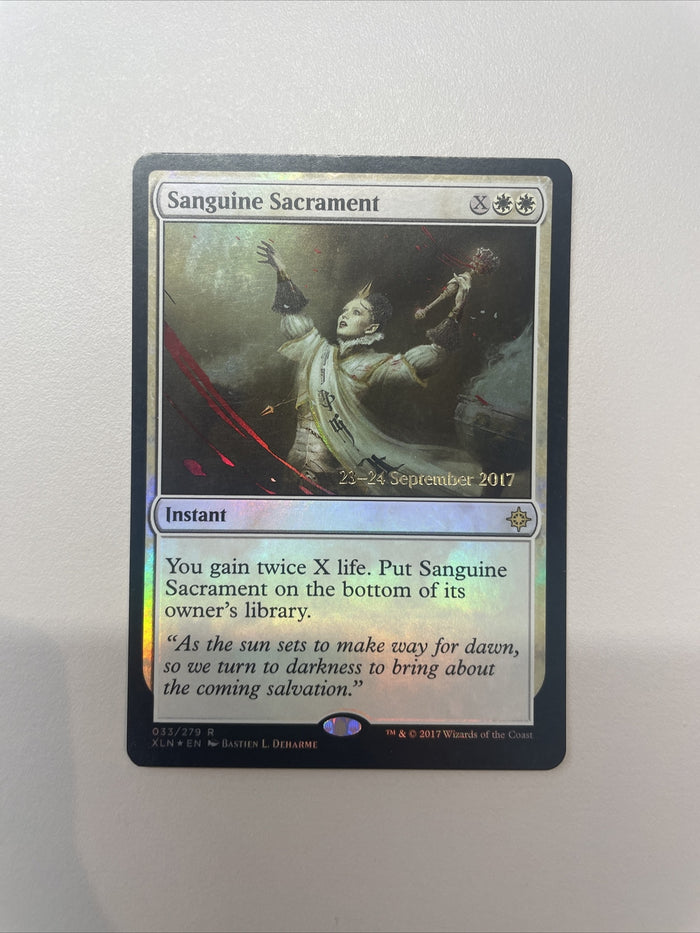 Sanguine Sacrament - Ixalan Stamped FOIL Excellent Magic MTG
