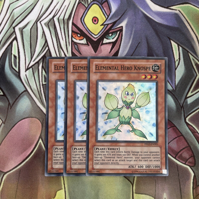 PP02-EN005 x3 Elemental Hero Knospe Super Rare Excellent Condition Yugioh