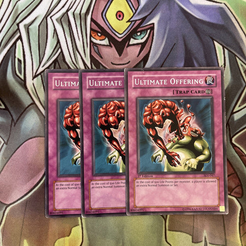 SDJ-047 x3 Ultimate Offering Common Excellent Condition Yugioh