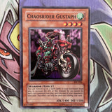 IOC-018 Chaosrider Gustaph Super Rare Unlimited Edition NM Yugioh Card