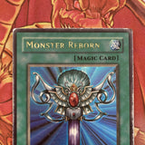 LOB-E096 Monster Reborn - Unlimited Edition - HEAVY PLAY Yugioh