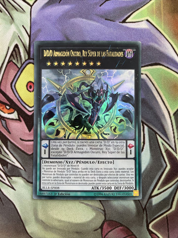 BLLR-SP008 D/D/D Super Doom King Dark Armageddon SPANISH 1st Ed NM Yugioh