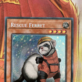 MP18 EN054 Rescue Ferret Secret Rare 1st Edition Yugioh