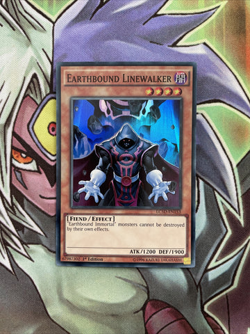 LC5D-EN153 Earthbound Linewalker Super Rare 1st Edition NM Yugioh Card