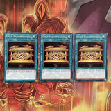 SDCL-EN027 x3 Gold Sarcophagus 1st Edition NEW YuGiOh