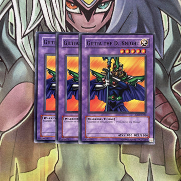 MRD-E094 x3 Giltia the D. Knight Common Excellent Conditon Yugioh