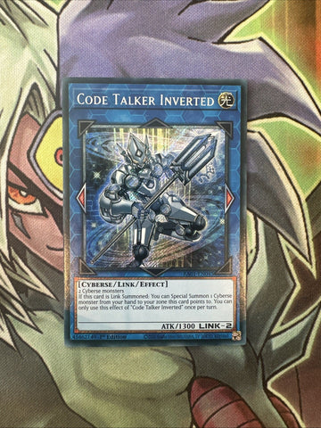 RA01-EN045 Code Talker Inverted Platinum Secret Rare 1st Edition NM Yugioh Card