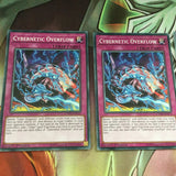 CYHO-EN073 Yugioh- 3x Cybernetic Overflow - 1st Edition - Playset