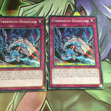 CYHO-EN073 Yugioh- 3x Cybernetic Overflow - 1st Edition - Playset