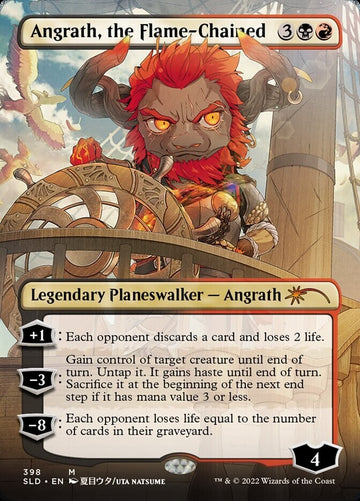Angrath,  The Flame-Chained - Secret Lair Excellent Magic MTG