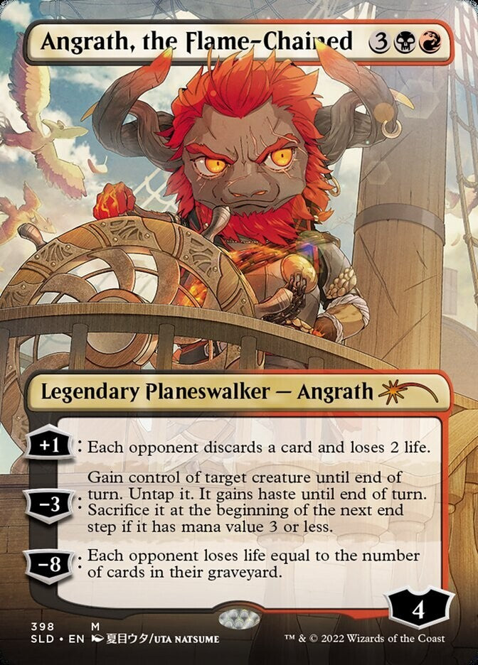 Angrath,  The Flame-Chained - Secret Lair Excellent Magic MTG