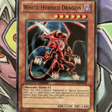 GLD4-EN014 White-Horned Dragon Common Limited Edition Yugioh Card Near Mint