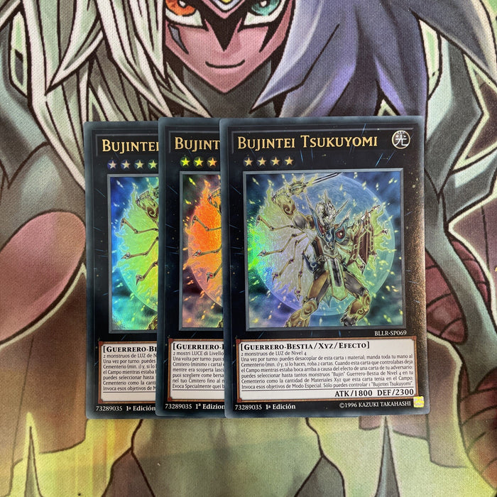 BLLR-EN069 x3 Bujintei Tsukuyomi Ultra Rare Foreign Excellent Condition Yugioh