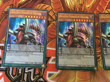 DUPO-EN105  3 x Odd-Eyes Pendulum Dragon Ultra Rare Limited Ed Yugioh (back)