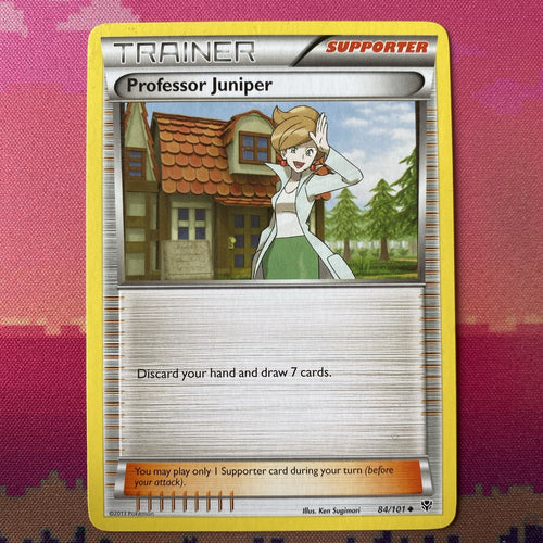 Pokemon Card Professor Juniper Plasma Blast Uncommon 84/101 Near Mint
