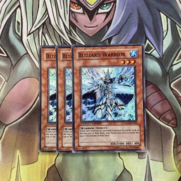 HA01-EN002 x3 Blizzard Warrior Super Rare Excellent Condition Yugioh