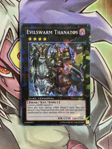 DT07-EN090 Evilswarm Thanatos Duel Terminal Super Rare NM Yugioh Card