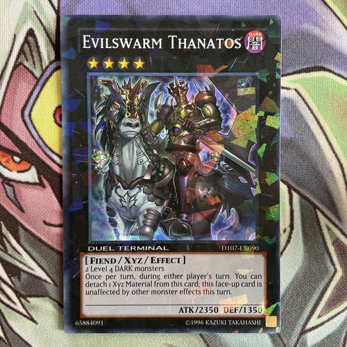 DT07-EN090 Evilswarm Thanatos Duel Terminal Super Rare NM Yugioh Card