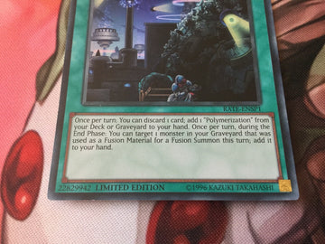 RATE-ENSP1 Fusion Recycling Plant - Ultra Rare - Limited Ed Yugioh (back)