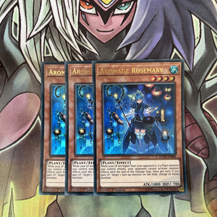 DUPO-EN083 x3 Aromage Rosemary Ultra Rare Excellent Condition Yugioh