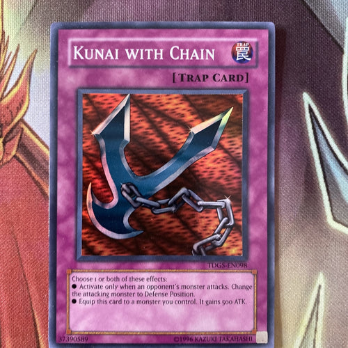 TDGS-EN098 Kunai with Chain Super Rare UNL Edition NM Yugioh
