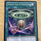 Hieratic Seal Of Convocation GAOV-EN056 MIXED Edition Rare Yugioh Card NM