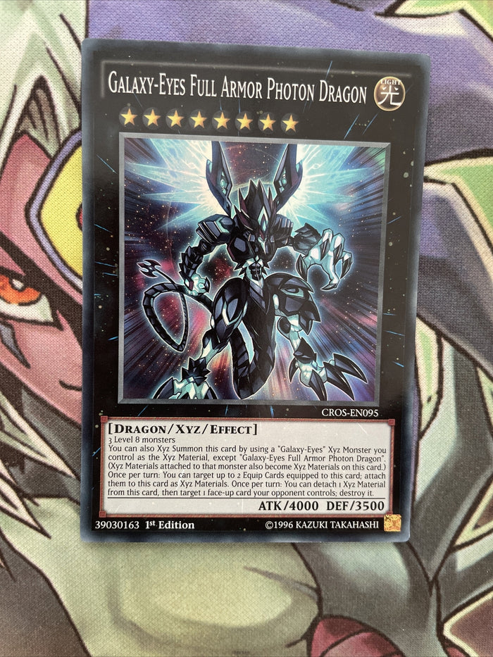 CROS-EN095 Galaxy-Eyes Full Armor Photon Dragon Super 1st Edition NM Yugioh Card