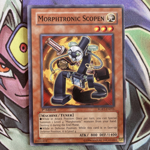 RGBT-EN016 Morphtronic Scopen Common 1st Edition NM Yugioh Card