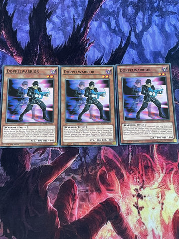 SDSE-EN013 x3 Doppelwarrior 1st edition Mint YuGiOh Card