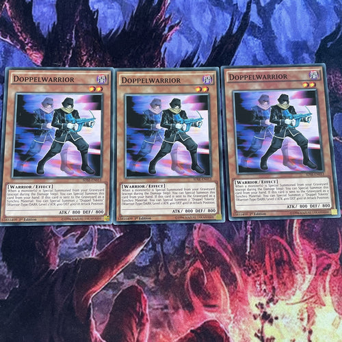 SDSE-EN013 x3 Doppelwarrior 1st edition Mint YuGiOh Card