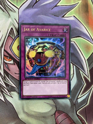 SS03-ENY02 Jar Of Avarice Ultra Rare 1st Edition NM Yugioh Card
