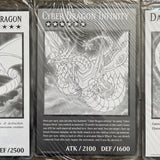 BLUE-EYES WHITE DRAGON, DARK MAGICIAN GIRL | 6 OVERSIZED GIANT Yugioh