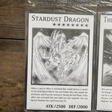BLUE-EYES WHITE DRAGON, DARK MAGICIAN GIRL | 6 OVERSIZED GIANT Yugioh
