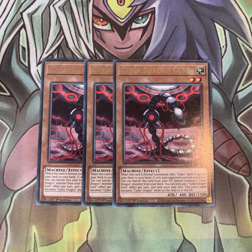 MAGO-EN123 x3 Cyber Dragon Core Rare Excellent Condition Yugioh