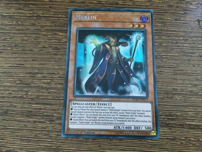 BLRR-EN073 MERLIN Secret Rare 1st Edition YuGiOh Card