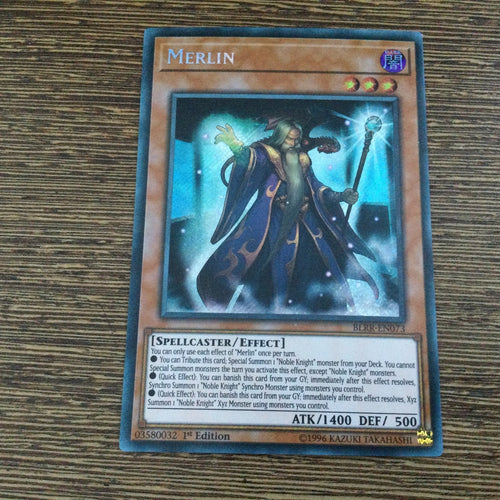 BLRR-EN073 MERLIN Secret Rare 1st Edition YuGiOh Card