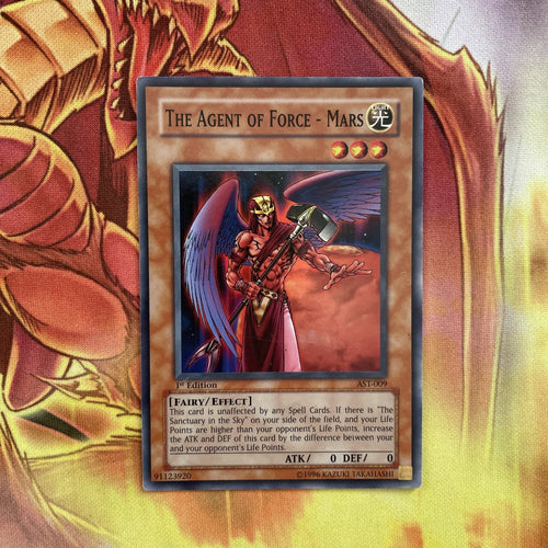 AST-009 The Agent of Force - Mars 1st Edition Yugioh LP
