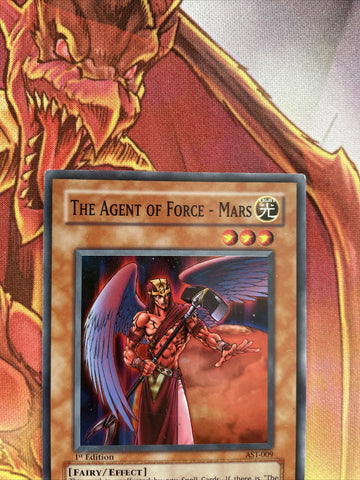 AST-009 The Agent of Force - Mars 1st Edition Yugioh LP (back)