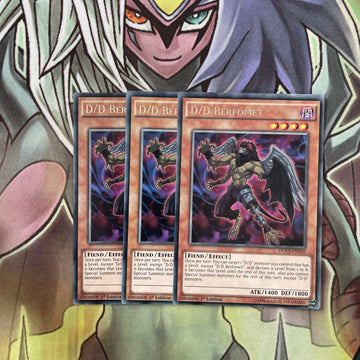 DOCS-EN010 x3 D/D Berfomet Rare Excellent Condition Yugioh