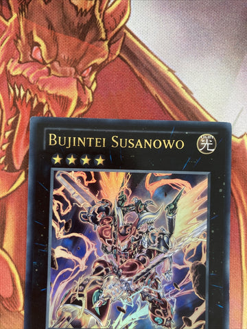 JOTL-EN057 Bujintei Susanowo Ultra Rare 1st Edition Mint YuGiOh Card (back)
