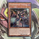 BACH-EN009 Dinomorphia Therizia Secret Rare 1st Edition NM Yugioh Card