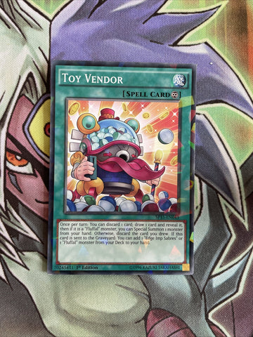 SP15-EN043 Toy Vendor Shatterfoil Rare 1st Edition NM Yugioh Card
