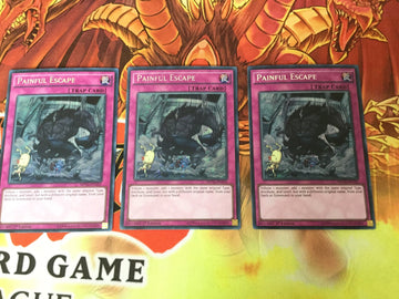 MP16-EN162 3 x Painful Escape - Secret Rare 1st Edition YuGiOh