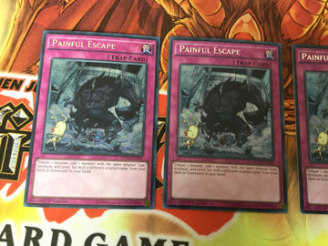 MP16-EN162 3 x Painful Escape - Secret Rare 1st Edition YuGiOh (back)
