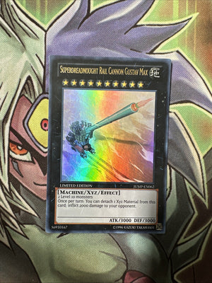 JUMP-EN062 Superdreadnought Rail Cannon Gustav Max Lim Edition NM Yugioh Card