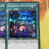 SESL-EN010 ADAMANCIPATOR LAPUTITE YUGIOH CARDS X3