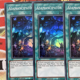 SESL-EN010 ADAMANCIPATOR LAPUTITE YUGIOH CARDS X3