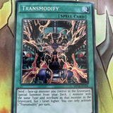 MP14-EN106 Transmodify 1st Edition YuGiOh Card Secret Rare LP